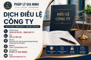 Dịch Điều Lệ Công Ty
