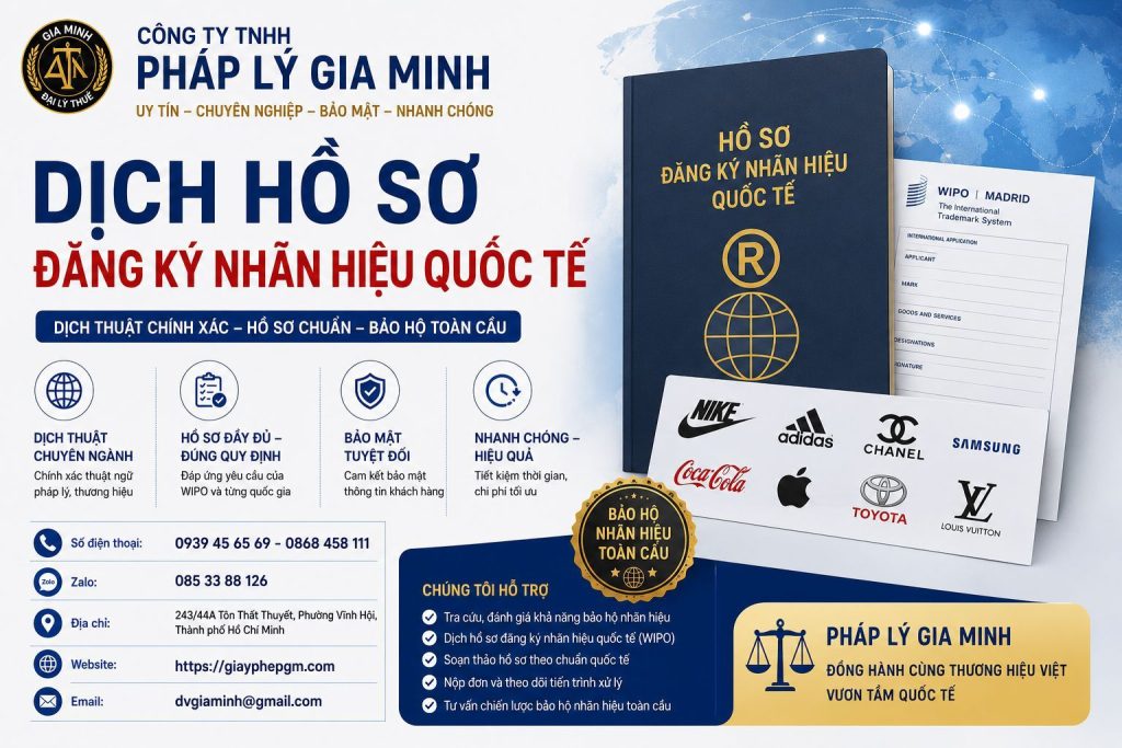 Dịch Hồ Sơ Đăng Ký Nhãn Hiệu Quốc Tế