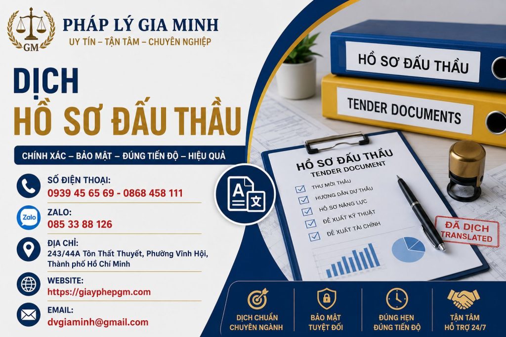 Dịch Hồ Sơ Đấu Thầu