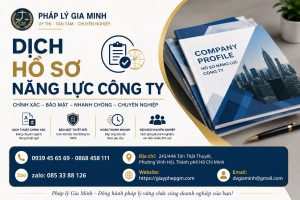 Dịch Hồ Sơ Năng Lực Công Ty