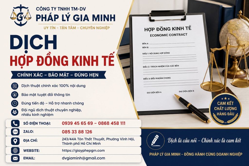 Dịch Hợp Đồng Kinh Tế