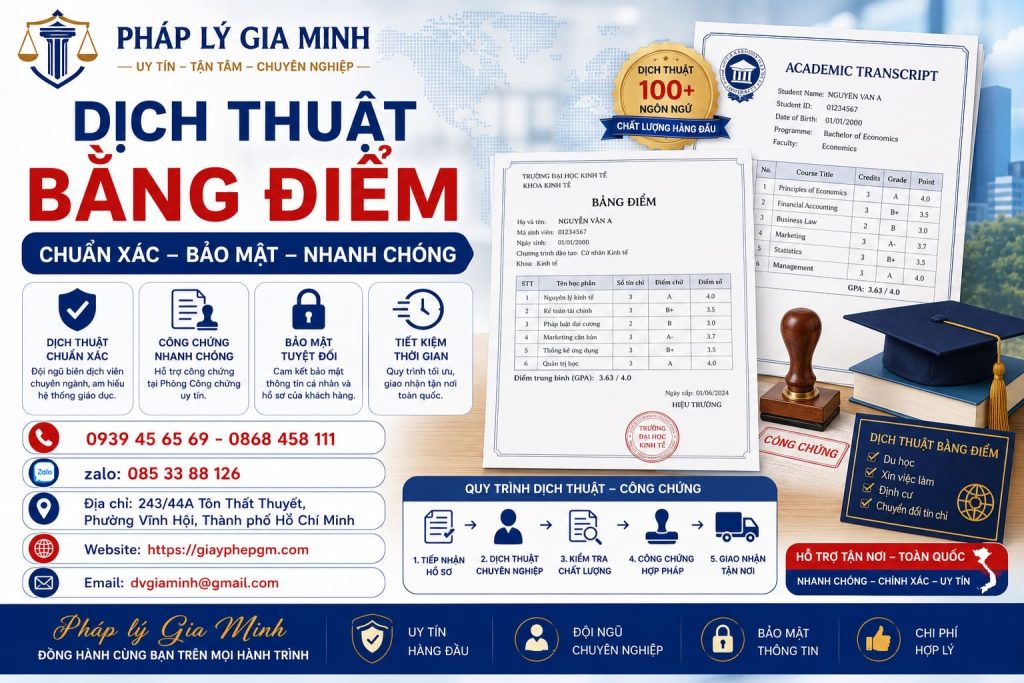 Dịch Thuật Bằng Điểm