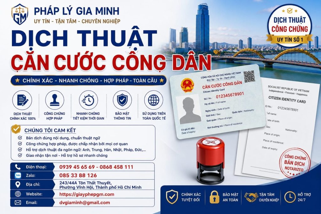 Dịch Thuật Cần Cước Công Dân