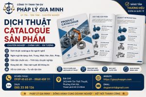 Dịch Thuật Catalogue Sản Phẩm