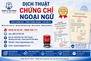 Dịch thuật chứng chỉ ngoại ngữ