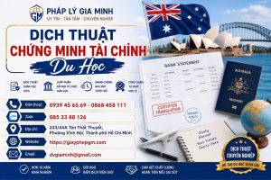 Dịch Thuật Chứng Minh Tài Chính Du Học