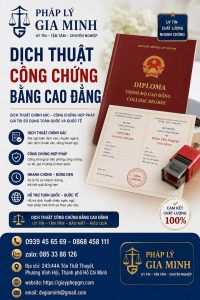 Dịch thuật công chứng bằng cao đẳng