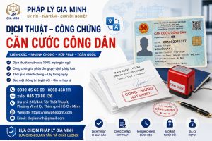 Dịch thuật công chứng căn cước công dân