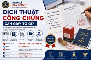 Dịch Thuật Công Chứng Cần Giấy Tờ Gì