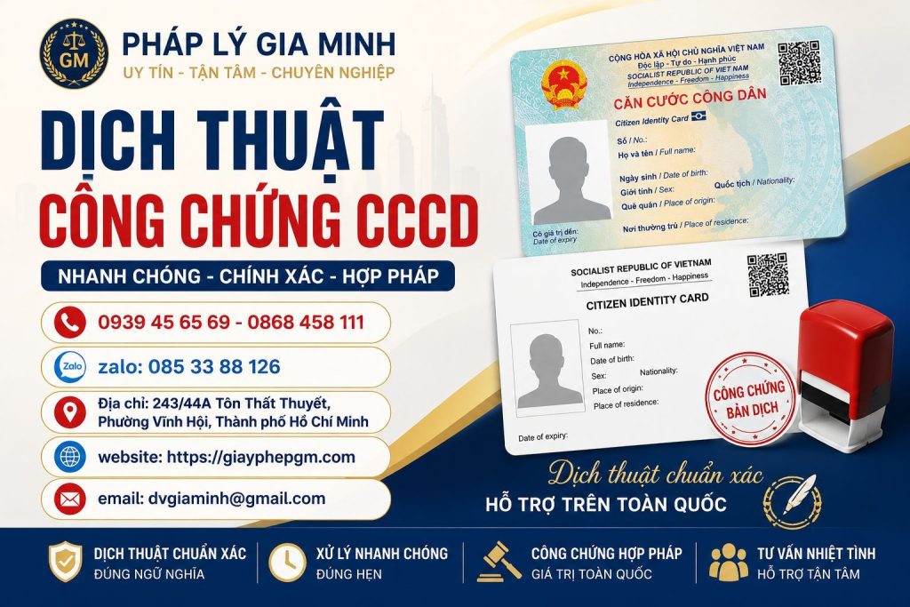 Dịch thuật công chứng CCCD