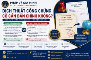 Dịch Thuật Công Chứng Có Cần Bản Chính Không