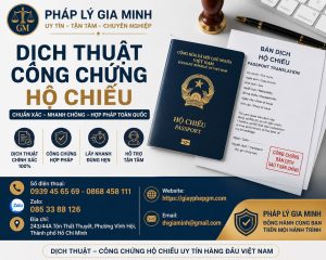 Dịch thuật công chứng hộ chiếu