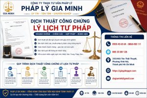 Dịch thuật công chứng lý lịch tư pháp