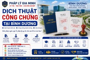 Dịch Thuật Công Chứng Tài Bình Dương