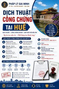 Dịch Thuật Công Chứng Tài Huế
