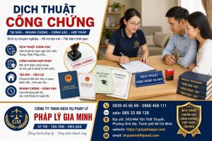 Dịch thuật công chứng tại nhà