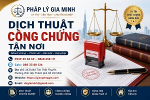 Dịch thuật công chứng tận nơi