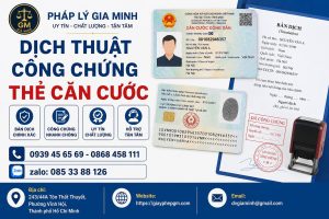 Dịch thuật công chứng thẻ căn cước