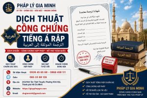 Dịch thuật công chứng tiếng Ả Rập