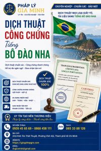 Dịch thuật công chứng tiếng Bồ Đào Nha