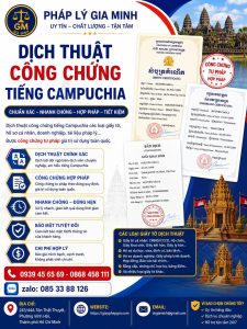 Dịch thuật công chứng tiếng Campuchia