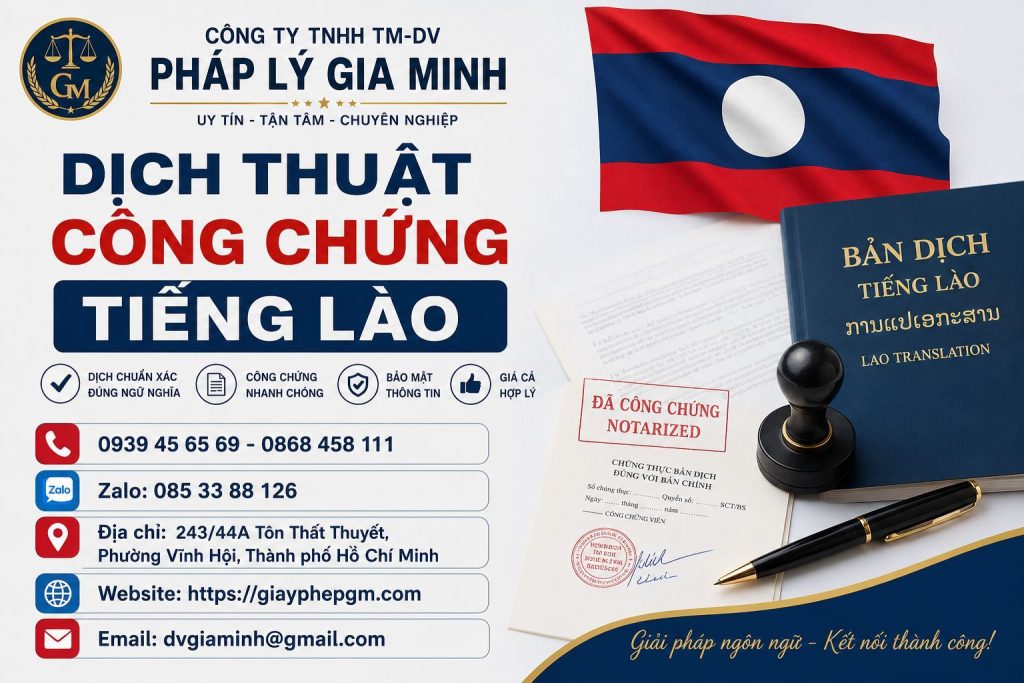 Dịch thuật công chứng tiếng Lào