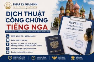 Dịch thuật công chứng tiếng Nga
