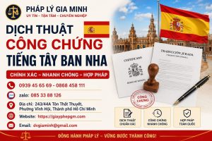 Dịch thuật công chứng tiếng Tây Ban Nha