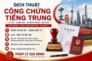 Dịch thuật công chứng tiếng Trung