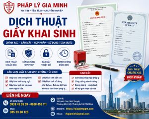 Dịch Thuật Giấy Khai Sinh