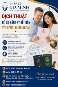 Dịch thuật hồ sơ đăng ký kết hôn với người nước ngoài