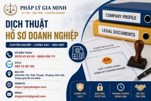 Dịch Thuật Hồ Sơ Doanh Nghiệp