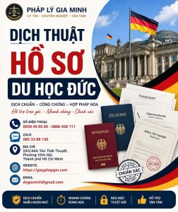 Dịch Thuật Hồ Sơ Du Học Đức