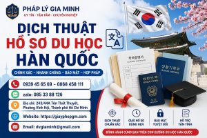 Dịch Thuật Hồ Sơ Du Học Hàn Quốc