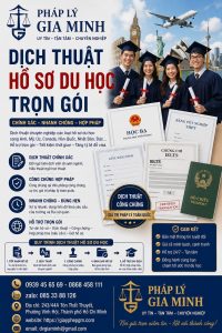 Dịch Thuật Hồ Sơ Du Học Trọn Gói