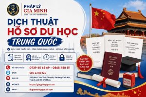 Dịch Thuật Hồ Sơ Du Học Trung Quốc