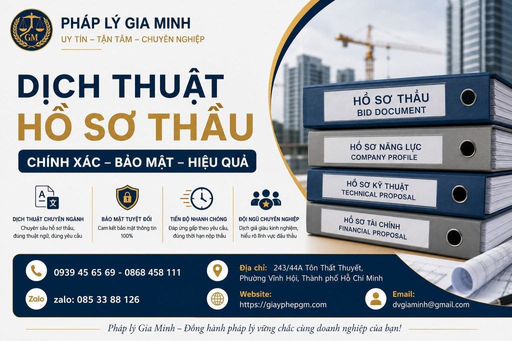 Dịch Thuật Hồ Sơ Thầu
