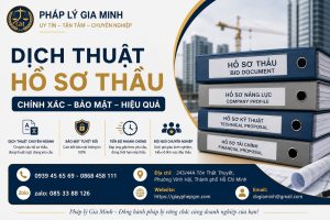 Dịch Thuật Hồ Sơ Thầu