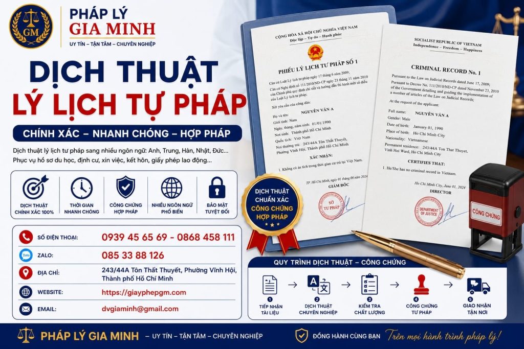 Dịch Thuật Lý Lịch Tự Pháp