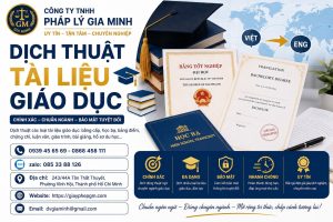 Dịch Thuật Tài Liệu Giáo Dục