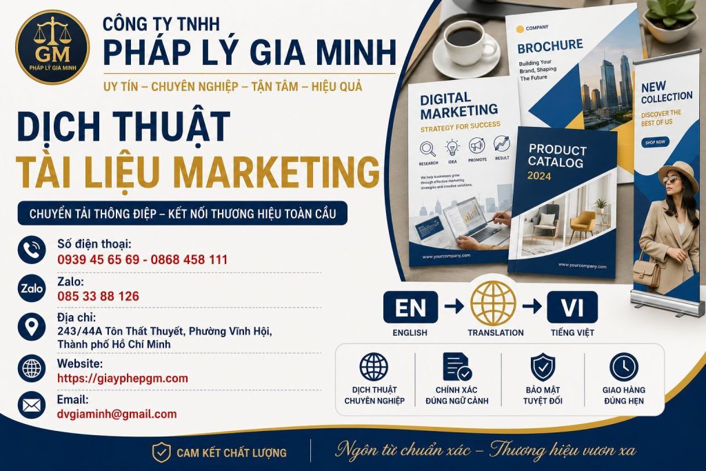 Dịch Thuật Tài Liệu Marketing