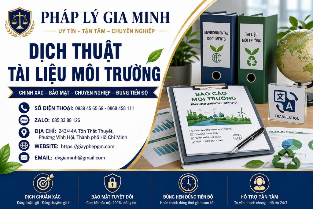 Dịch Thuật Tài Liệu Môi Trường