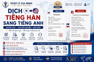 Dịch Tiếng Hàn Sang Tiếng Anh