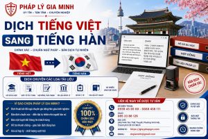 Dịch Tiếng Việt Sang Tiếng Hàn