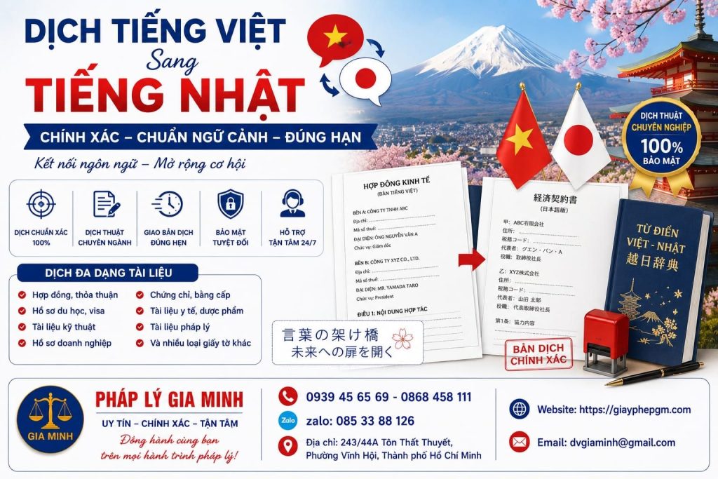 Dịch Tiếng Việt Sang Tiếng Nhật