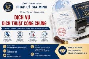 Dịch vụ dịch thuật công chứng