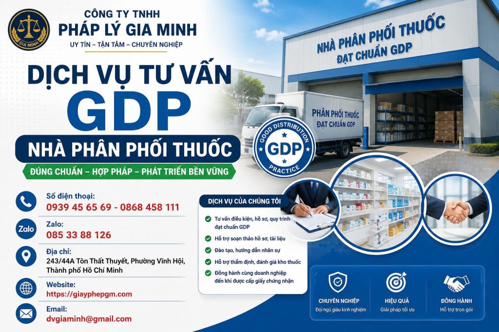 Dịch vụ tư vấn GDP nhà phân phối thuốc tại Kiên Giang