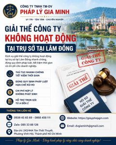 Giải thể công ty không hoạt động tại trụ sở tại Lâm Đồng