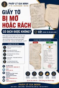 Giấy Tờ Bị Mờ Hoặc Rách Có Dịch Được Không