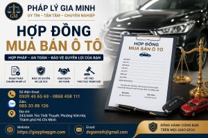Hợp đồng mua bán ô tô